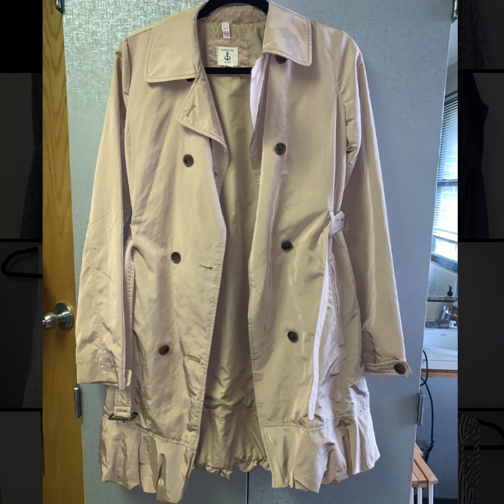 Lands’ End Kids Tan Raincoat
